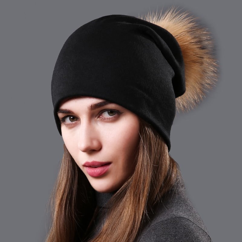 Gorro con pompón